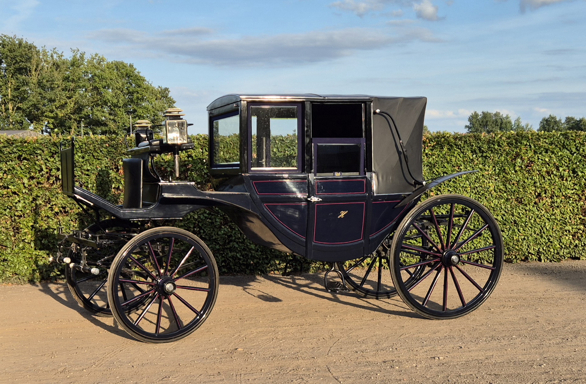 Blauwe landauer dicht